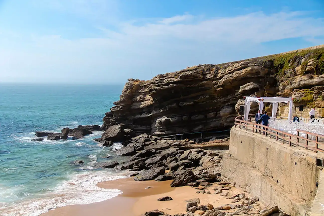 Casamento no Destino no Arriba by the Sea