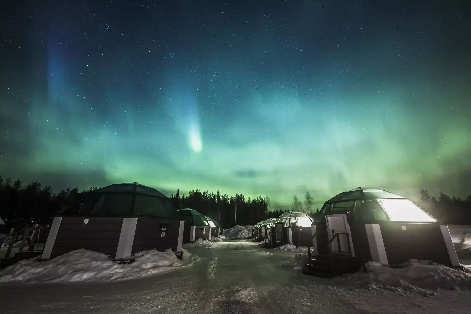 Aurora Boreal na Finlândia