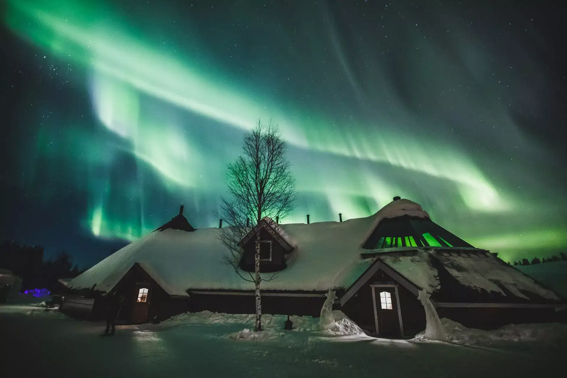 Pacote de viagem Aurora Boreal na Finlândia