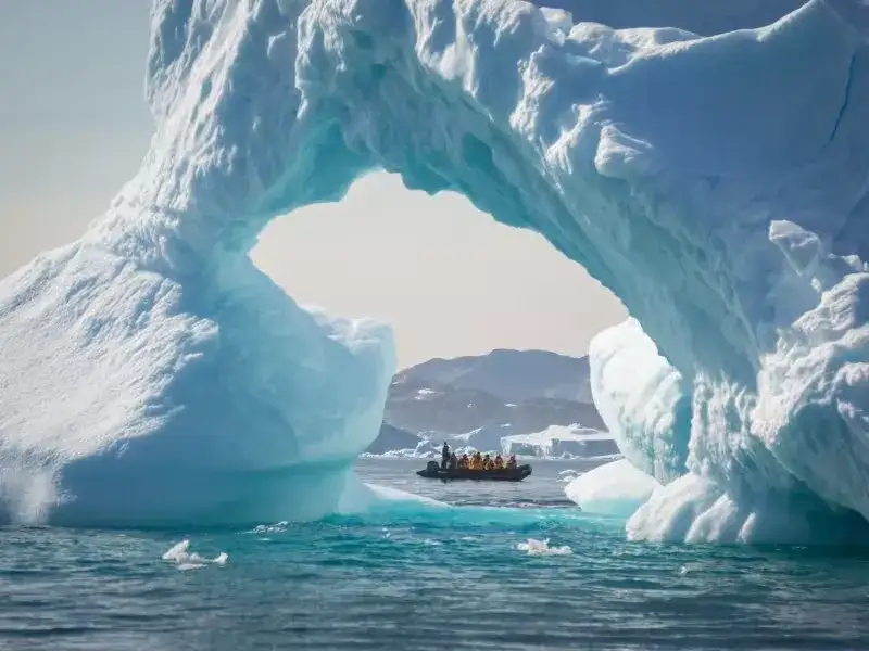 zodiac em bernstorff isfjord, Groenlândia