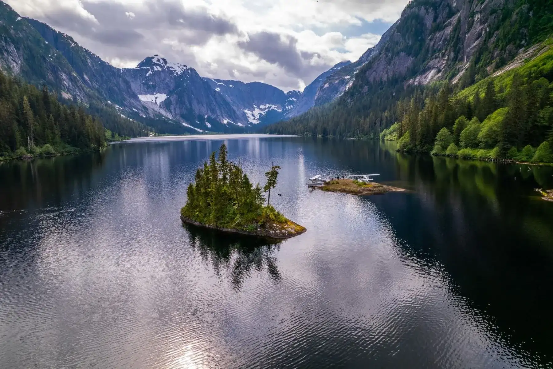 Fiordes em Ketchikan, Alaska