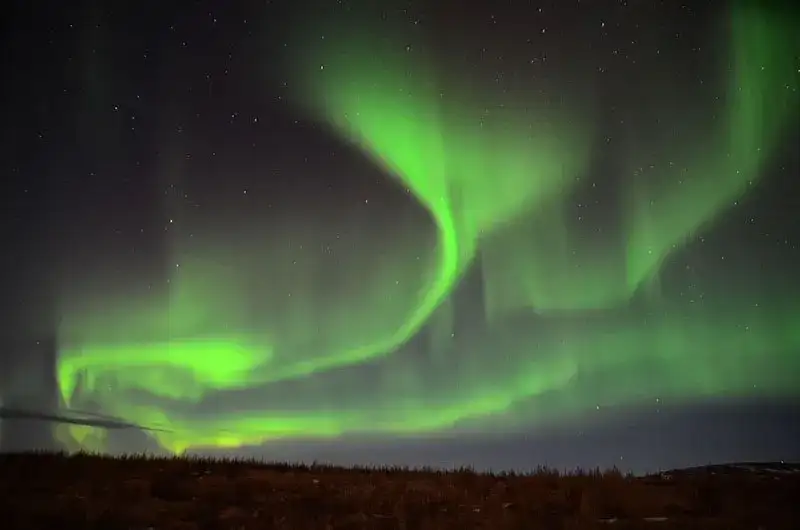 Aurora Boreal na Islândia