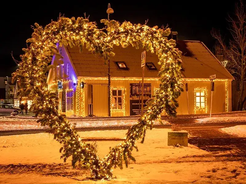 Pacote de viagem Natal na Islândia com Aurora Boreal
