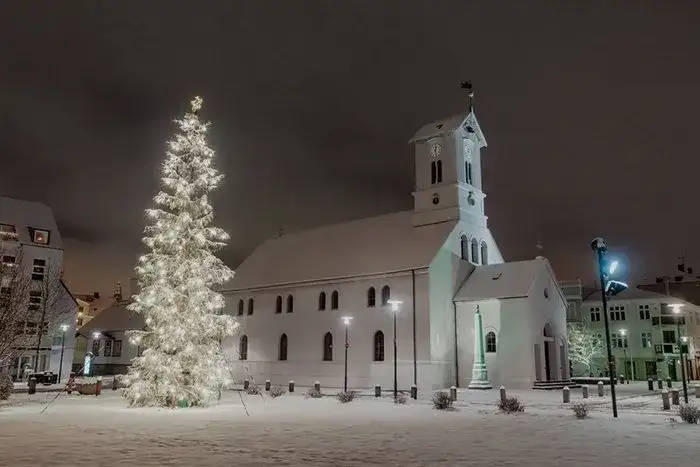 Reykjavik no Natal, Islândia