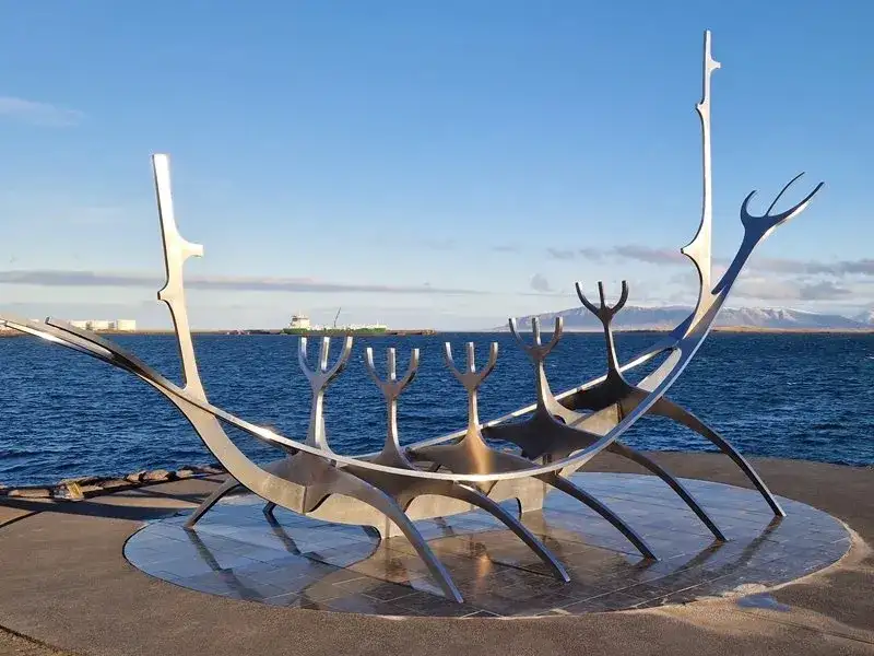 Escultura Sun Voyager, Reykvavik, Islândia
