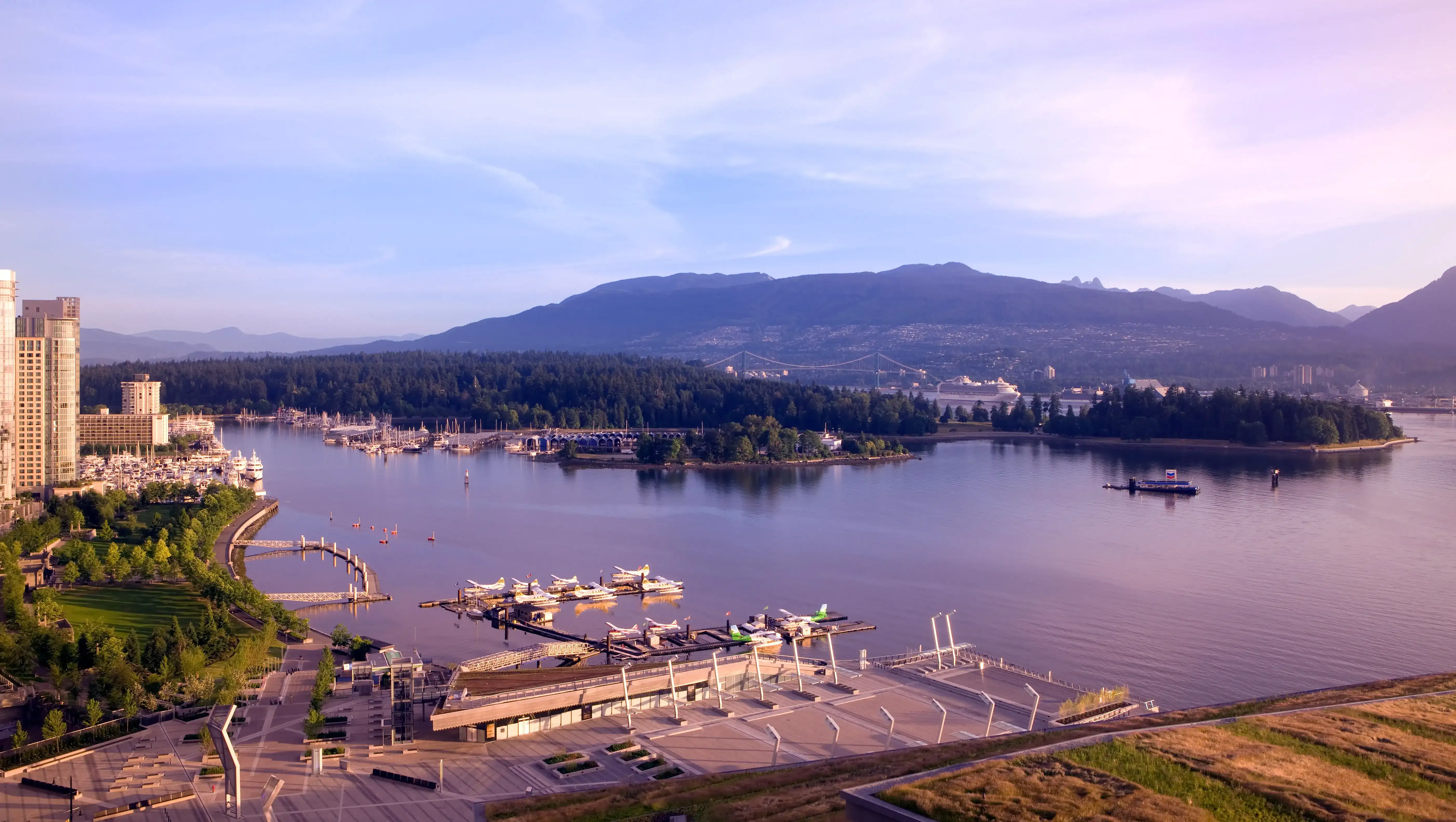 Terminal de Hidroaviões em Vancouver, Canadá