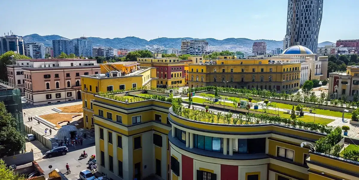 Cidade de Tirana, Albânia