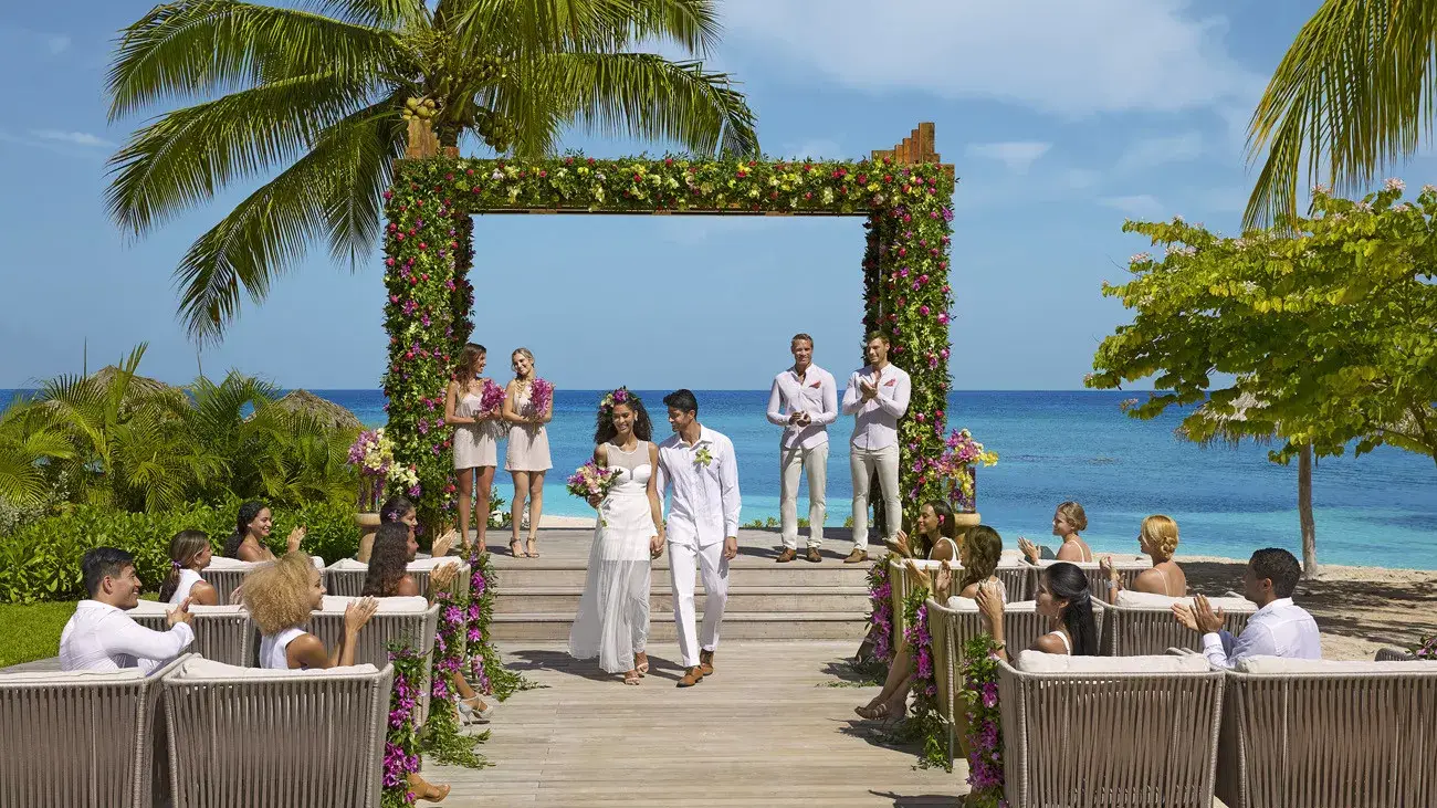 Banner de casamento - Casamento no Breathless Montego Bay Resort & Spa