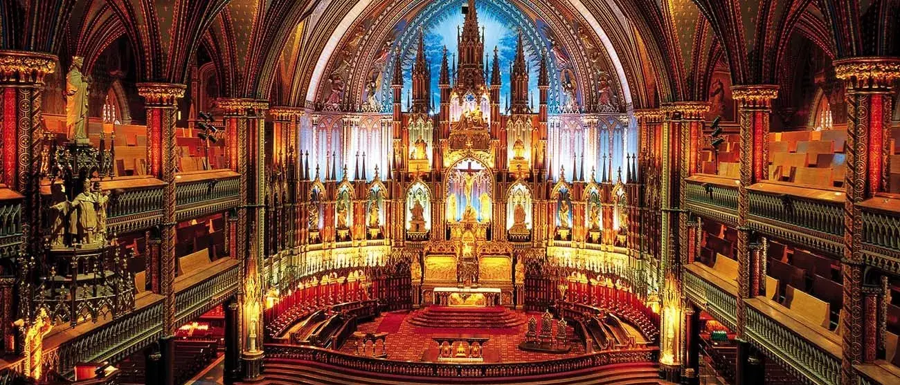 Basílica Notre Dame em Montreal