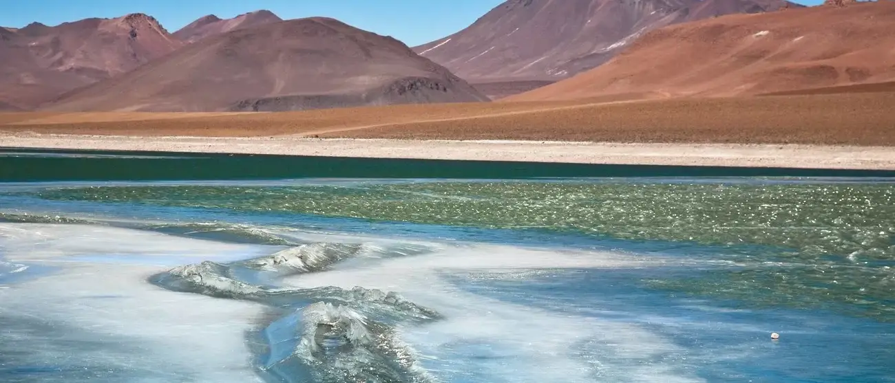 Laguna Diamante no Atacama