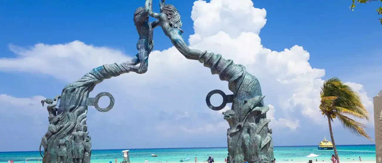 Portal Maya na Praia del Carmen na Riviera Maya