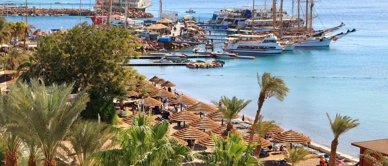 Eilat resort de praia do Mar Vermelho - Israel