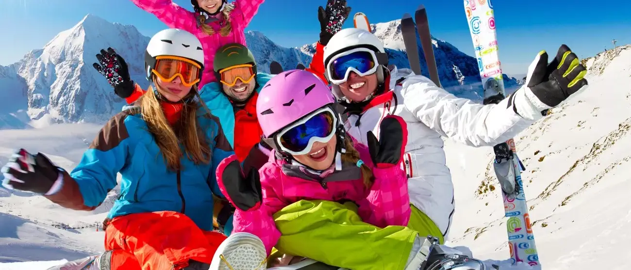 Esqui em familia no Valle Nevado