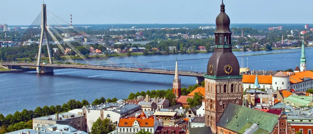 Panorama de Riga, Latvia