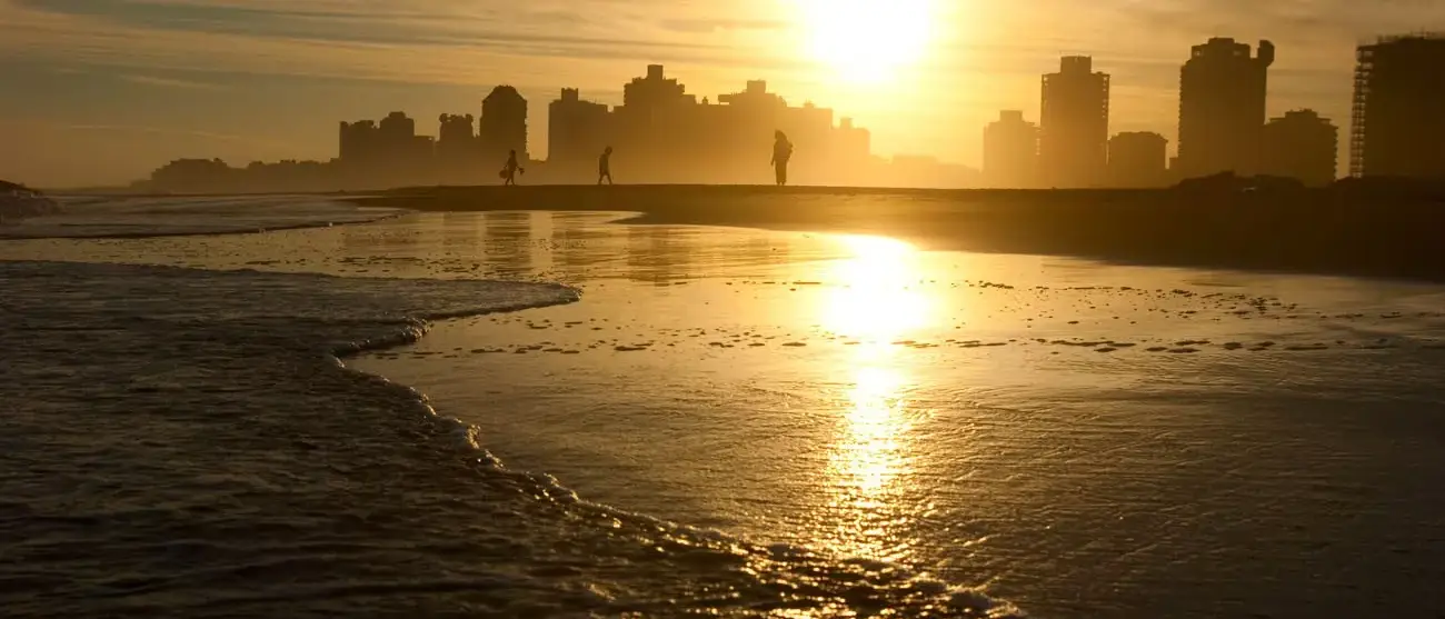 Por do sol em Punta Del Este