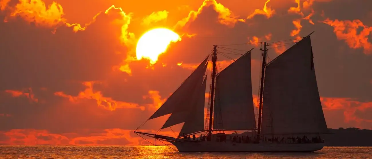 Por do sol em Key West