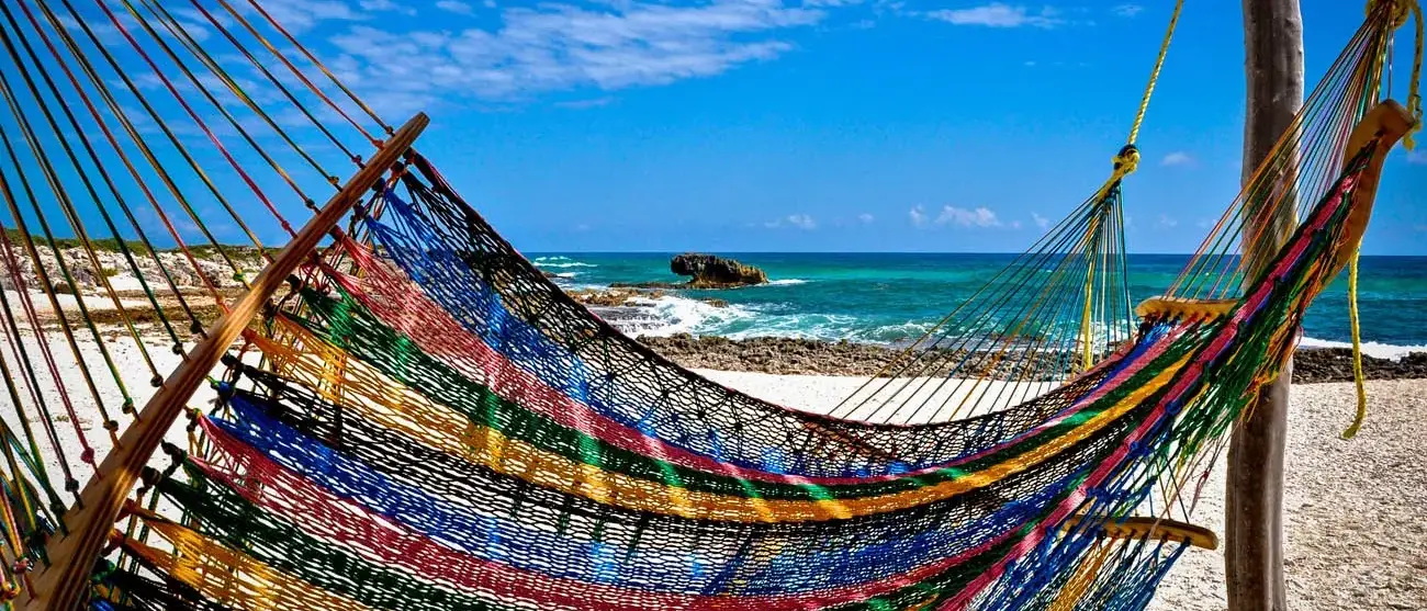 Praia Hammock Shot At Cozumel 