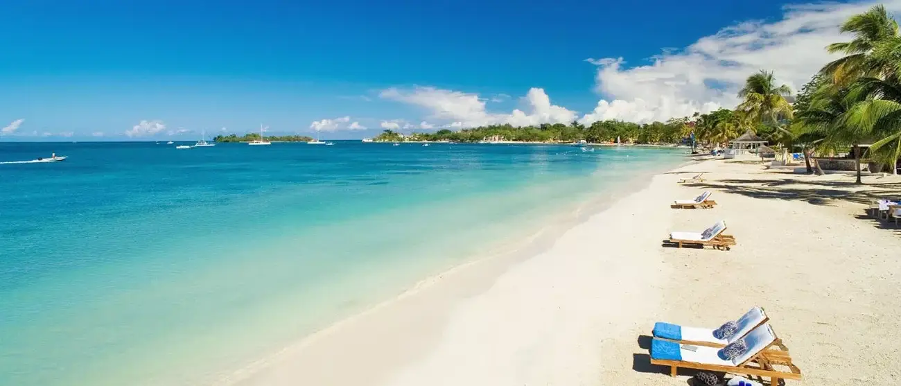 Praia em Negril