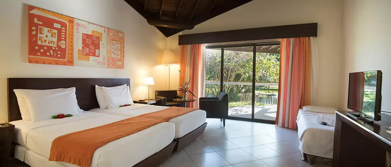 Quarto Chalet Standard Vila Gale Mares