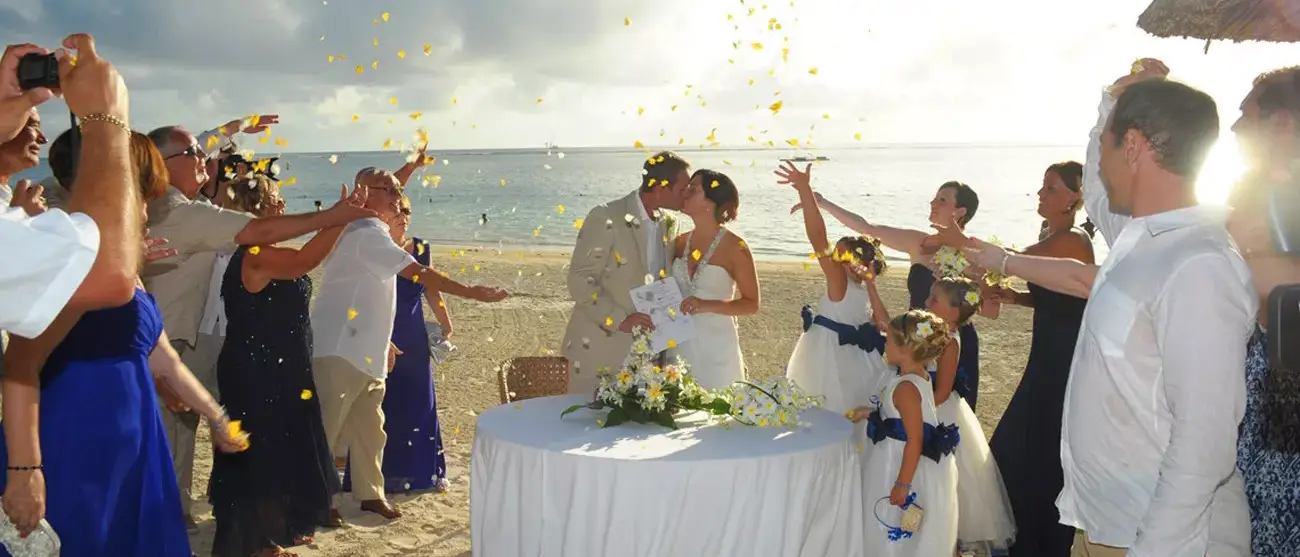 Casamento no Dinarobin Beachcomber