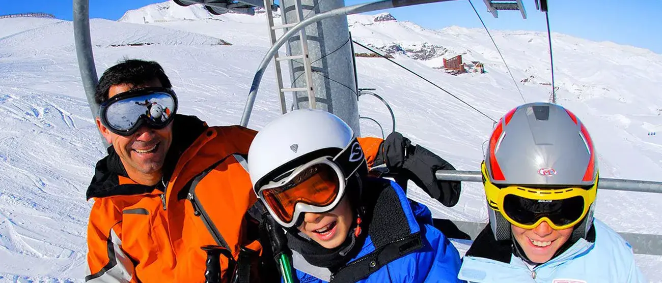 Aprender a esquiar em Valle Nevado