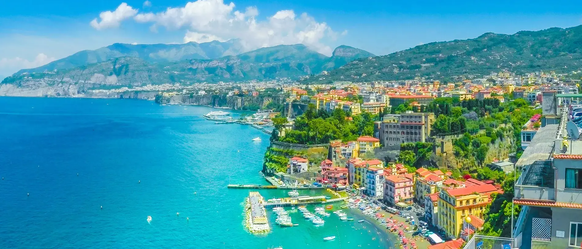 Vista Panorâmica de Sorrento, Itália