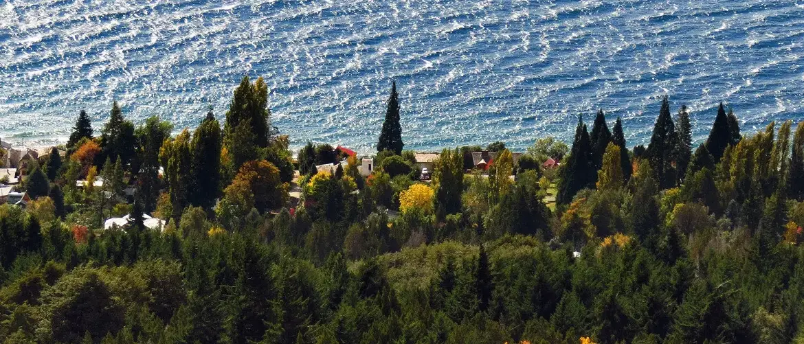 Vista sobre Bariloche, Argentina