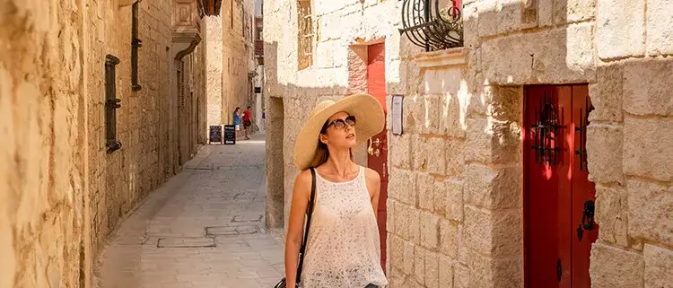 Rua em Mdina, Malta