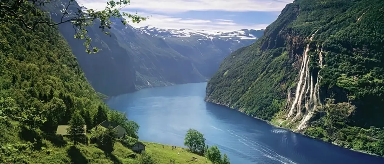 Geirangerfjord, na Noruega