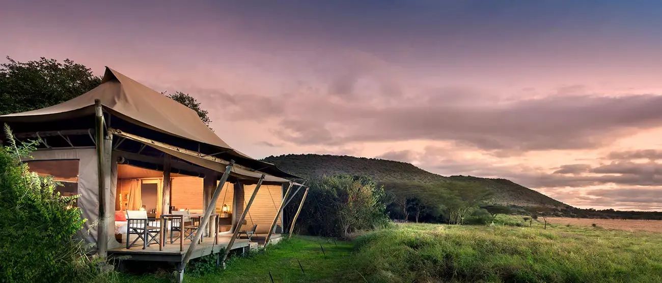 Aventura no Quênia ao Pôr do Sol em Solio Lodge