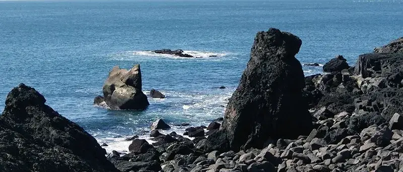 Rochas na Peninsula Reykjanes, Islândia