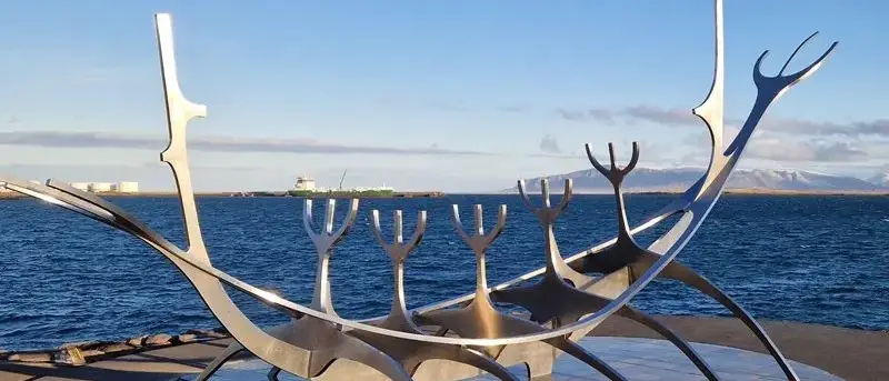 Escultura Sun Voyager, Reykvavik, Islândia