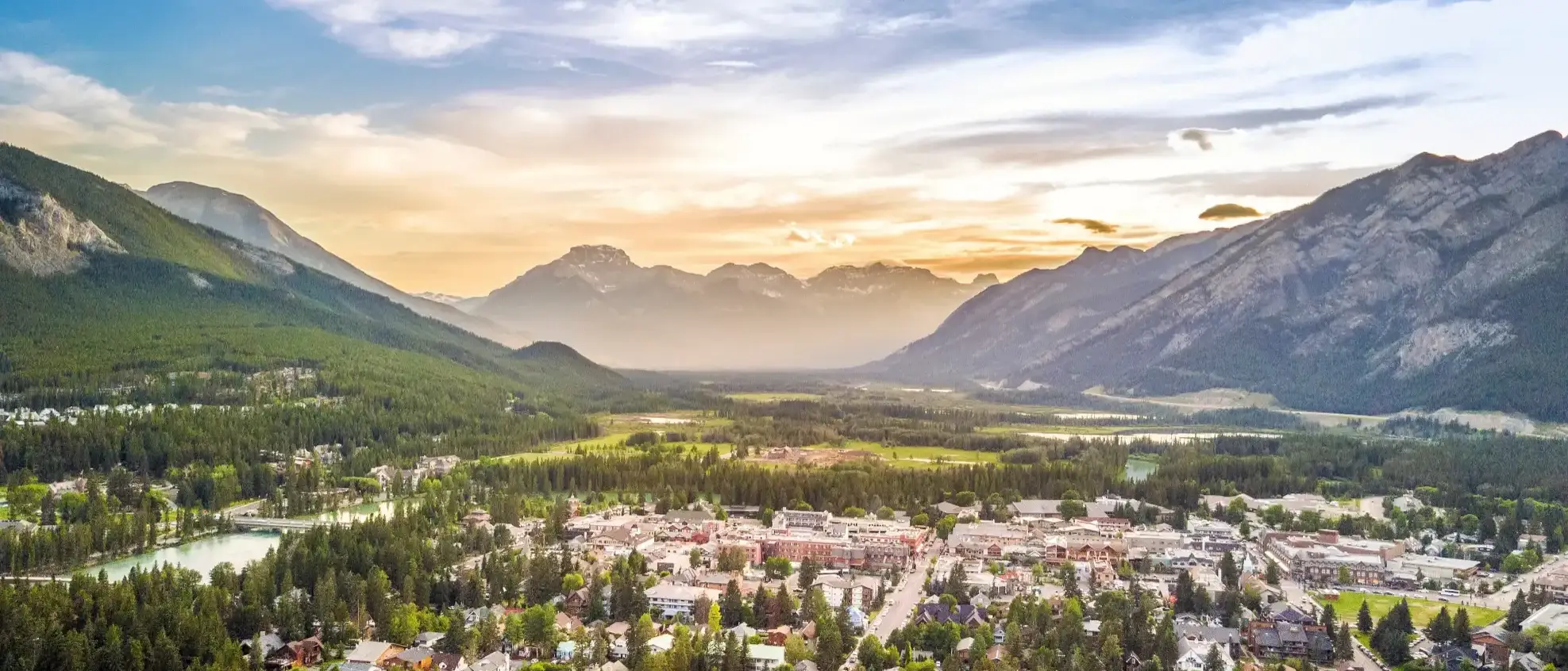 Vista Panoramica de Banff, Canadá