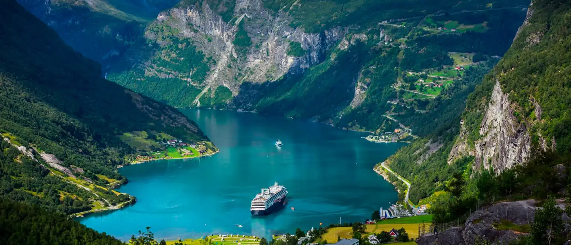 Fiorde Geiranger, Noruega