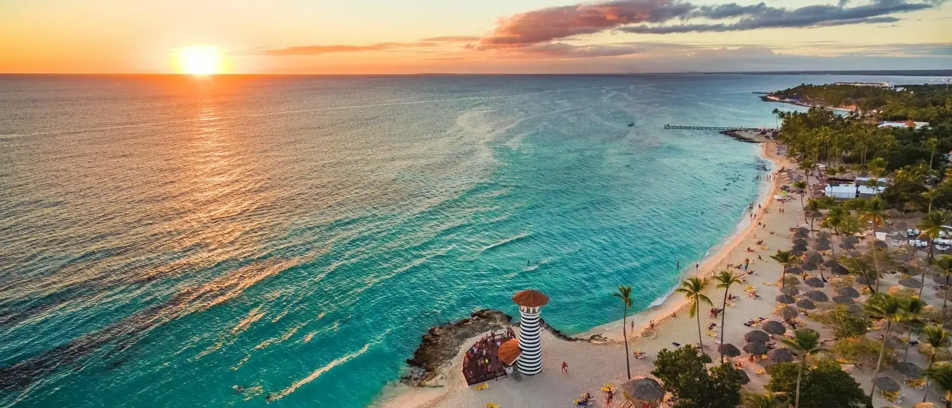 Pôr do sol em Bayahibe, Republica Dominicana