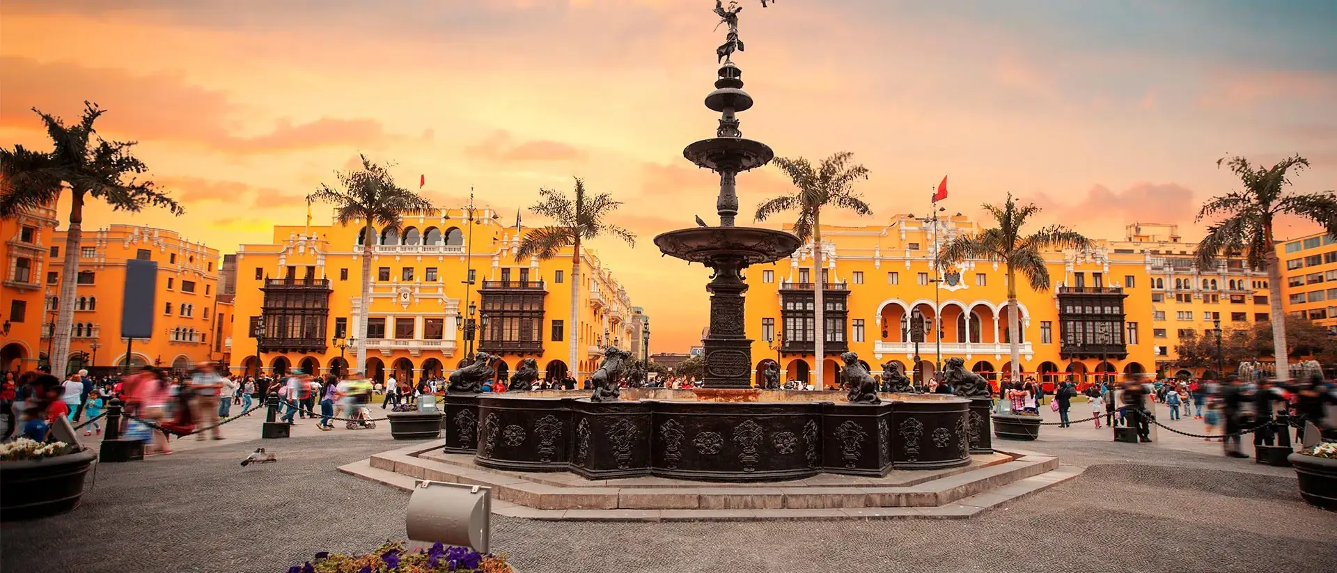 Entardecer em Lima