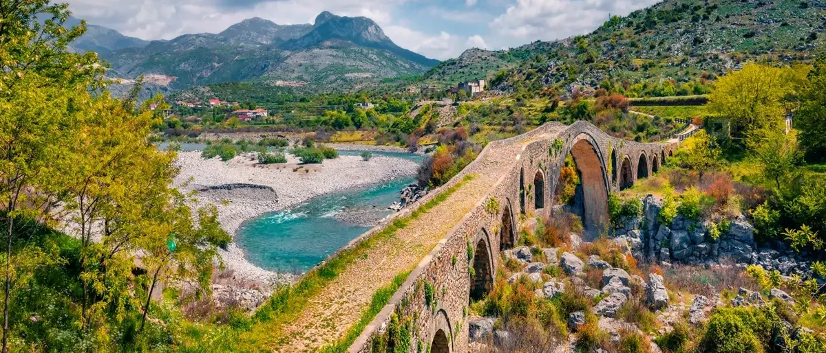 Ponte de Mesi em Shkodër, na Albânia
