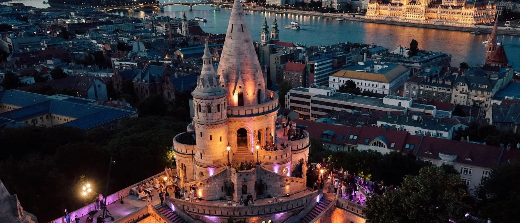 Bastião dos Pescadores em Budapeste, Hungria