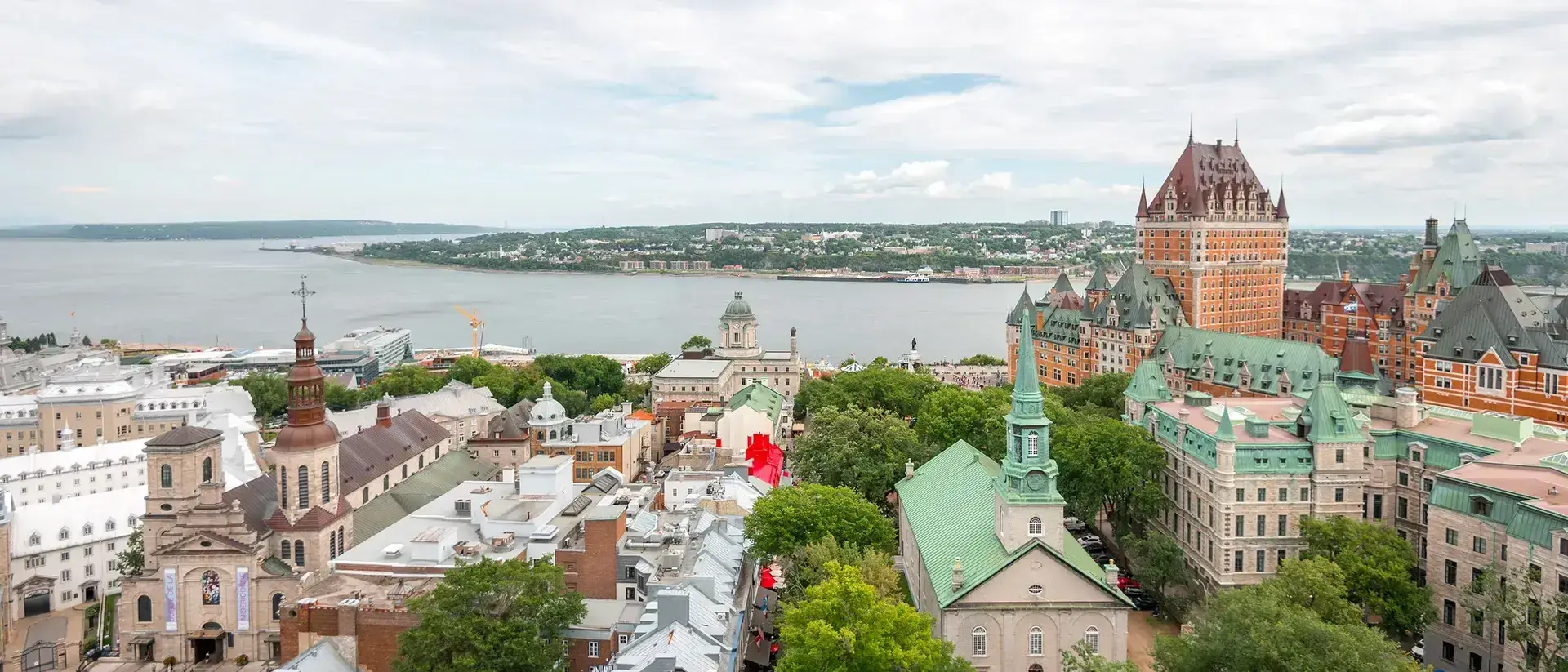 Vista da Cidade de Quebec, Canadá