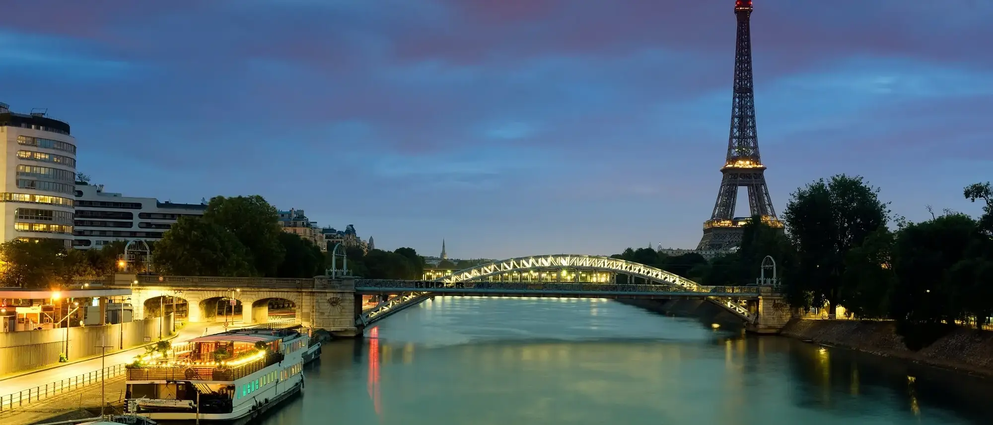 Rio Sena, Paris a Noite