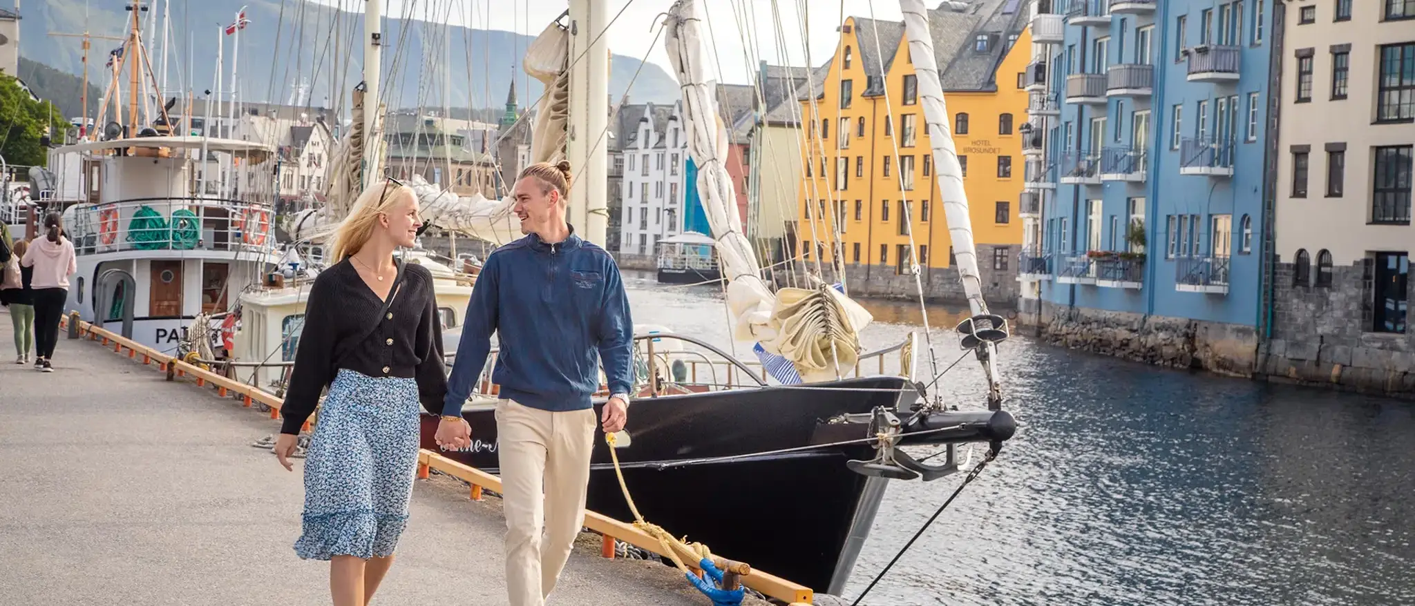 Doca em Alesund, Noruega