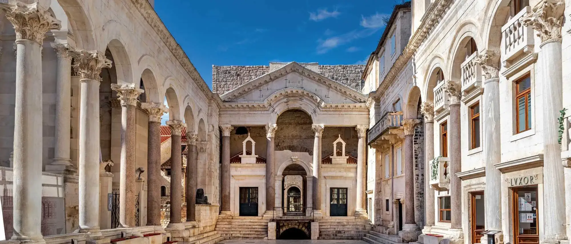 Palacio de Diocleciano em Split, Croácia