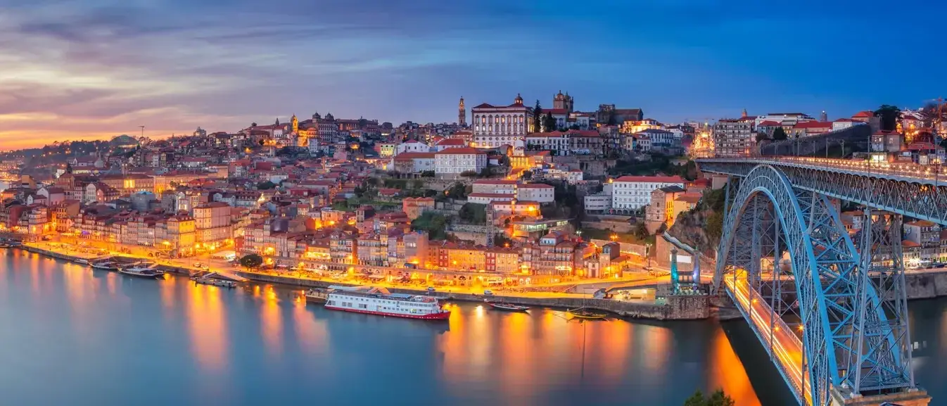 Ponte Luis I, em Porto, Portugal