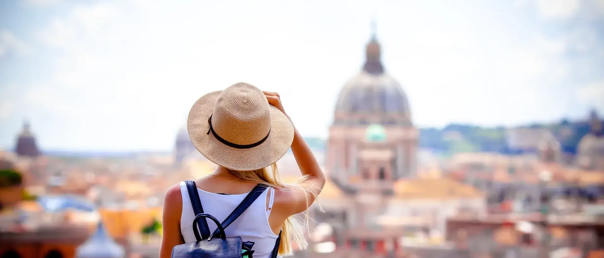 Turista em Roma, Itália