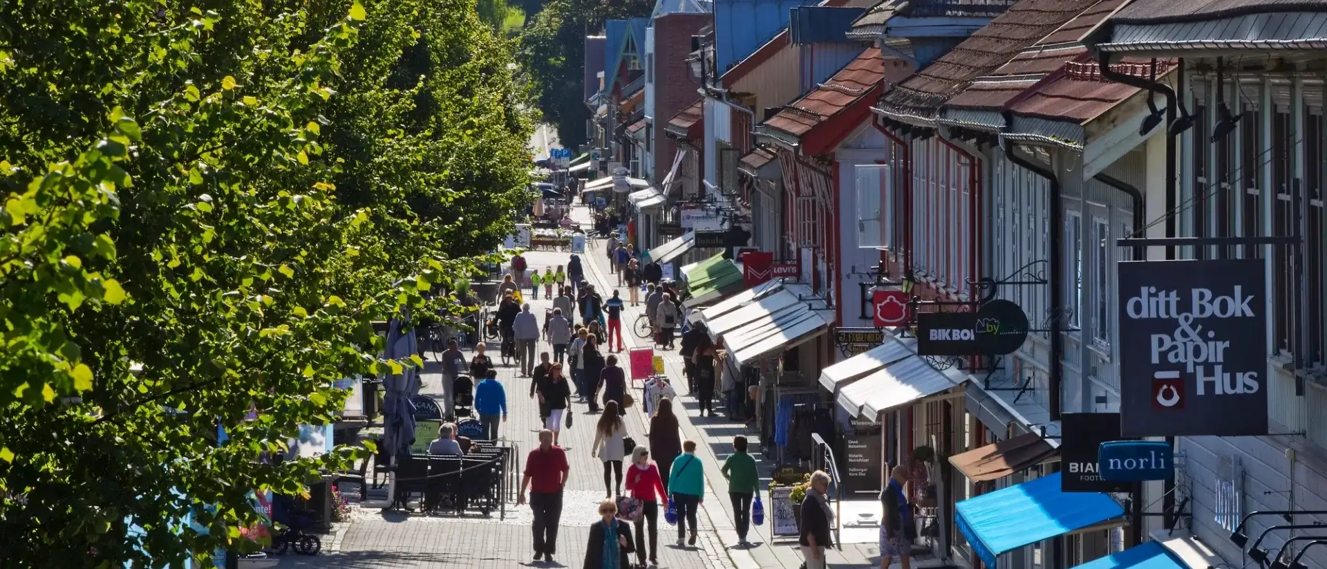 Rua em Lillehammer, Noruega