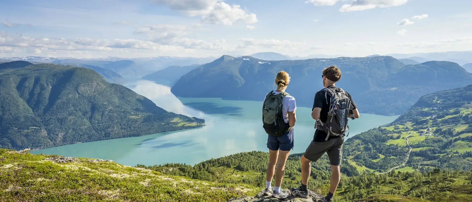 Vista Panorâmica de Sognefjord, Noruega