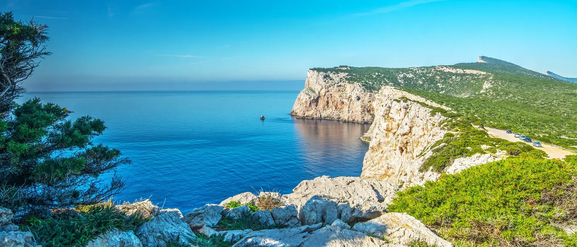 Capo Caccia em Alghero, Sardenha, Itália