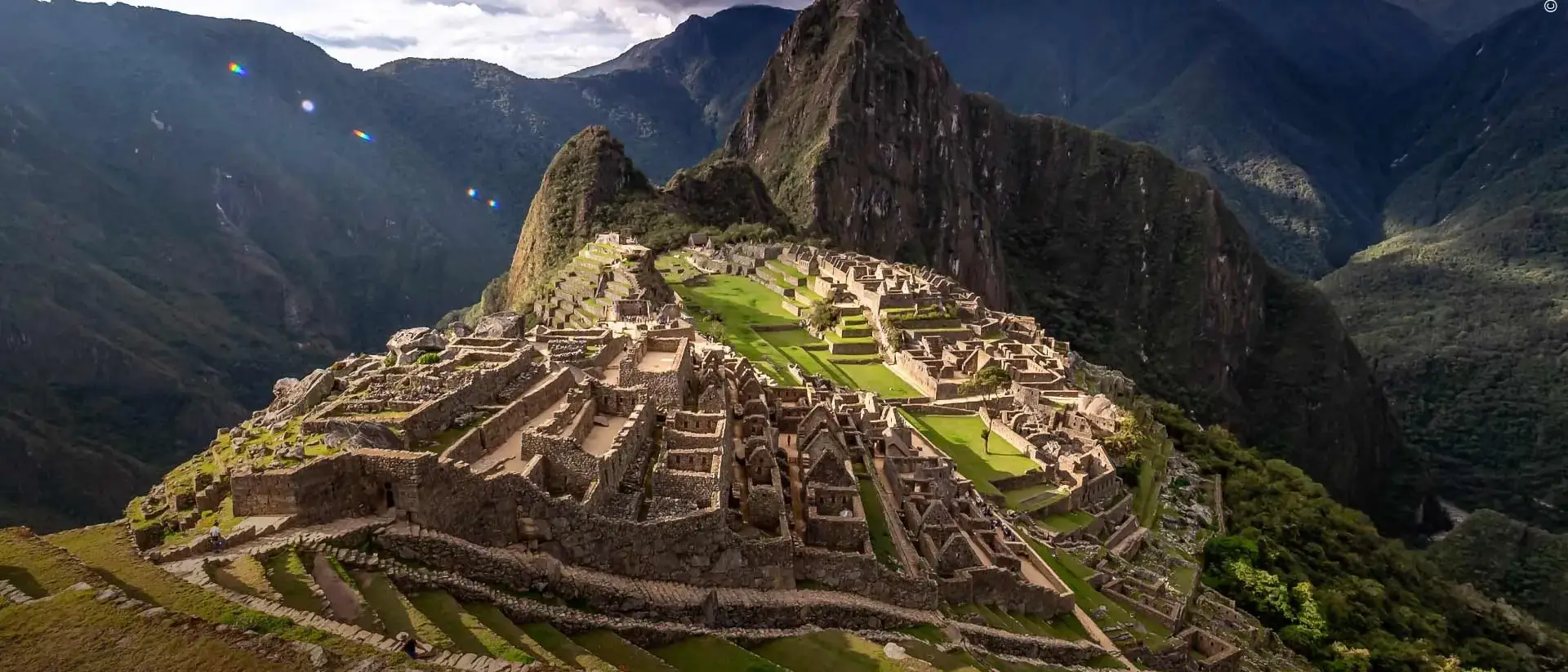 Vista Panorâmica de Machu Picchu, Peru