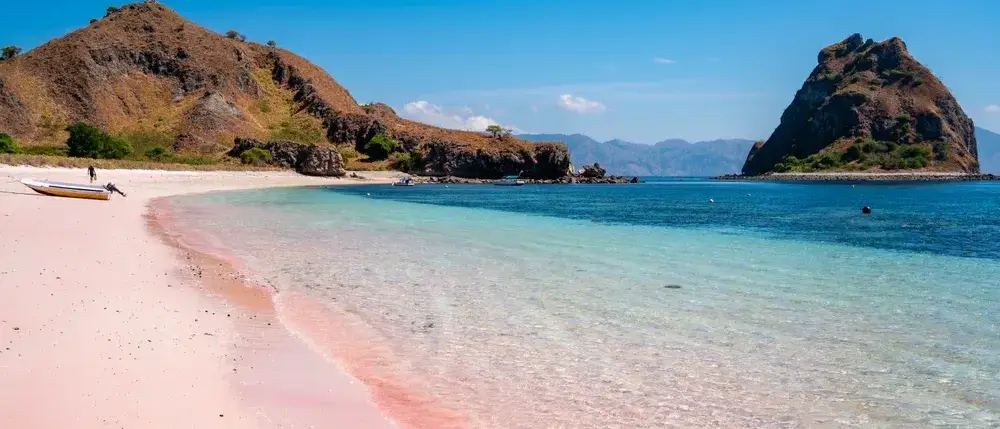 Pink Beach, Ilha de Komodo, Indonésia