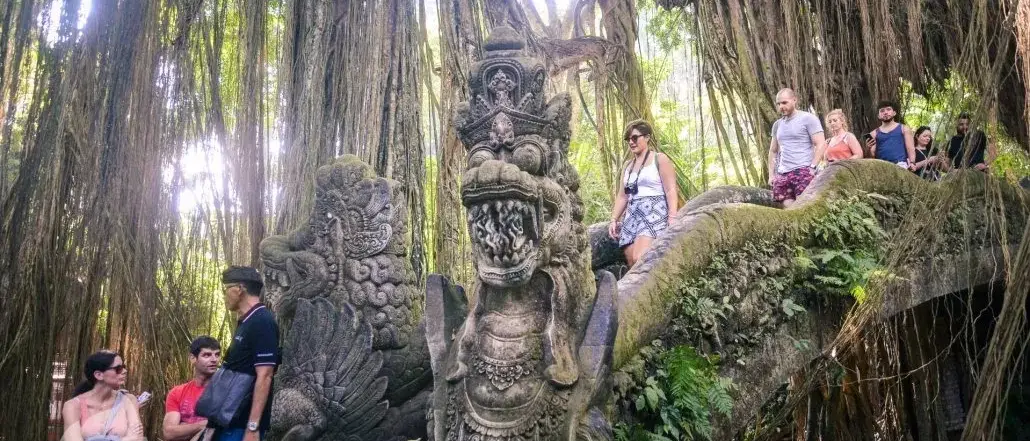 Sacred Monkey Forest em Bali, Indonésia
